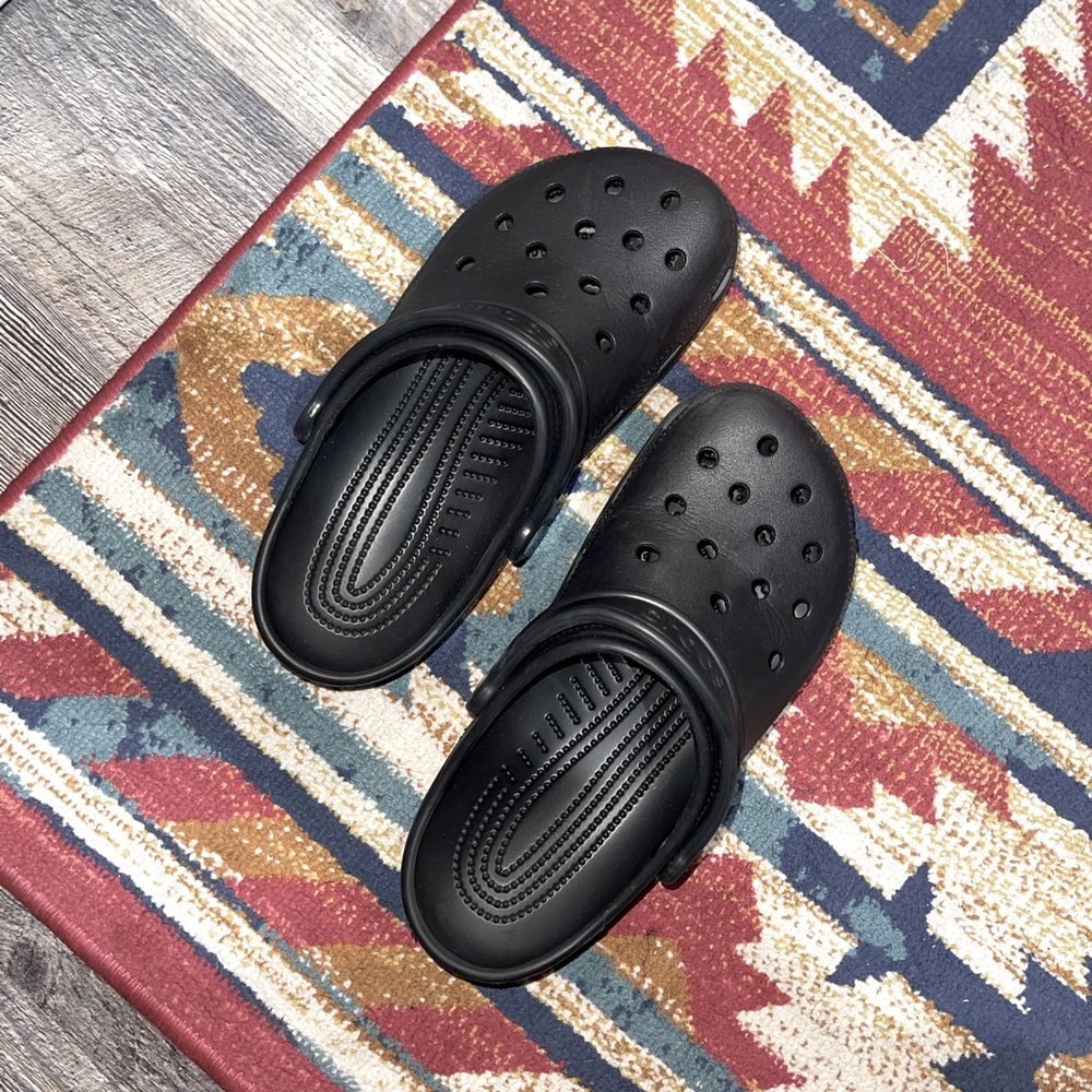 •Black Crocs•